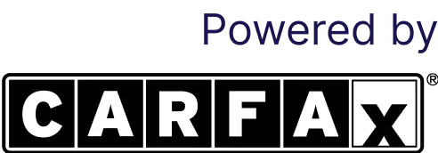 Immagine con testo 'Powered by Carfax' con il logo di Carfax